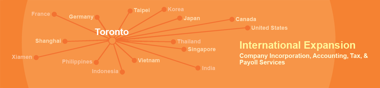 International Expansion for Companies based in YTO: Evershine company registration, accounting, tax, payroll services assist your company to expand the business internationally.